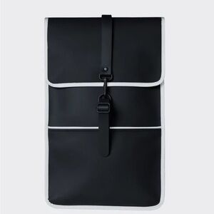 NWT Rains Backpack Reflective in Black Color